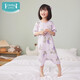 ibaby/英倫寶貝兒童睡裙夏季透氣防著涼寶寶睡袋家居服男女童針織睡衣 葡萄風(fēng)露 120