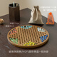 賜帛CIBO（CIBO）跳棋玻璃珠跳跳棋兒童彈子大人版老式大號彈珠波子棋 玻璃珠跳棋72顆+圓形木跳棋+收納