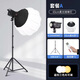 虞光主播專(zhuān)業(yè)直播補光燈攝影燈高流明球形柔光燈攝影棚深拋柔光箱設備網(wǎng)紅拍照帶貨服裝美食人像打光燈 套裝A【適用：協(xié)助布光 直播+拍攝】