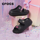卡駱馳（crocs）女鞋 經(jīng)典泡芙?jīng)鲂笟膺\動休閑鞋涼拖鞋子 207670-001 M5W7