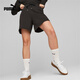 彪馬（PUMA）寬松高腰跑步運動(dòng)短褲女子夏季直筒百搭休閑三分褲676692 黑色-01 M (160/62A)