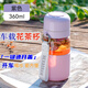 馨沐魚(yú)一鍵開(kāi)蓋車(chē)載水杯女高顏值茶水分離泡茶杯ins簡(jiǎn)約便攜花茶玻璃杯 紫色【單層】360ML