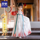羅蒙兒童中國風(fēng)原創(chuàng  )齊胸襦裙2026款唐裝女童漢服夏季畢業(yè)演出服 敦煌菊 1182 100