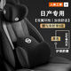 韻載適用于日產(chǎn)汽車(chē)頭枕腰靠軒逸逍客天籟奇駿樓蘭勁客騏達護頸枕腰墊 日產(chǎn)專(zhuān)用【黑色頭枕+腰靠】