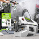 綠田（LUTIAN）雪豹p6pro家用洗車機(jī)感應(yīng)電機(jī)清洗機(jī)洗車泵高壓水槍220V空調(diào)清洗 2000W 升級(jí)pa版- 雪炮+噴嘴【50元升級(jí)】