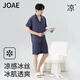 JOAE【絲滑裸感】冰絲睡衣男士開(kāi)衫家居服仿真絲寬松短袖薄款3XL