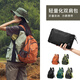 FOUVOR雙肩包爬山輕便可折疊背包戶(hù)外登山包女徒步高中大學(xué)生旅行書(shū)包男 橘色（中款多口袋）