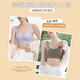 莫代爾無痕內(nèi)衣女小胸聚攏提拉收副乳防下垂胸罩運(yùn)動美背心式無鋼圈文胸 淺藍(lán)+咖色【兩件裝更劃算】 L 【推薦110-125斤】