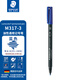 施德樓（STAEDTLER）油性記號筆 藍色1.0mm防水速干勾線(xiàn)馬克筆兒童美術(shù)光盤(pán)刻字辦公用品單支裝M317-3