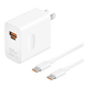 【99成新】華為全能充電器(66W)超級(jí)快充含6A Type-C數(shù)據(jù)線適配華為手機(jī)Mate60Pro/Pura 70