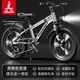 鳳凰（Phoenix）兒童自行車(chē)6-12歲中大童男孩山地車(chē)青少年變速學(xué)生車(chē)單車(chē)小學(xué)生車(chē) A6- 亮銀色- 變速一體輪-帶后座架 22寸(適合身高140-160cm)