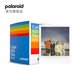 寶麗來(lái)Polaroid 拍立得相紙 600彩色相紙復古膠片一次成像相紙 用于NOW/NOW+/I-2/600/Lab 白框彩色（5包40張）6013 帶電池可用于600機型
