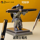 PIMIO 畢加索騎士寶珠筆簽字筆商務(wù)筆高檔中性筆送領(lǐng)導禮盒裝高端輕奢男士學(xué)生成人禮物禮品 可定制刻字 T18黑色劍夾（免費刻字）