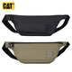 卡特（CAT）胸包腰包休閑戶(hù)外運動(dòng)斜挎包PU防潑水6.7英寸手機 黑色 84517