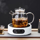 美斯尼 煮茶壺套裝玻璃煮茶器電陶爐電茶爐加厚玻璃泡茶壺功夫茶具