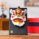 翊珗（YIXIAN）醒獅擺件佛山石灣公仔陶瓷舞獅頭裝飾非遺工藝品開(kāi)業(yè)禮品高端送人 小號(hào)金獅精美禮盒裝【順豐發(fā)貨】