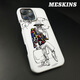 meskins適用蘋果iPhone15手機(jī)殼蘋果16保護(hù)套新款磨砂男女個性磨砂防摔超薄唐卡小鹿肌膚手感殼環(huán)保微磨砂 160拉斯維加斯 蘋果iPhone14promax
