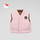 保姆鵝 兒童羽絨馬甲寶寶雙面穿背心男童女童外穿羽絨內膽馬夾[NG2655] 淺粉 130