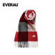 EVERAU經(jīng)典格子澳洲羊毛圍巾雙面披肩圍脖送禮送長(cháng)輩送朋友丨EA8001 紅格