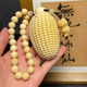 藝竹情大號(hào)玉米文玩實(shí)心竹雕刻玉米手把件盤玩實(shí)心玉竹把玩件吊墜配飾 竹雕玉米+手鏈配飾+120ml油+手套