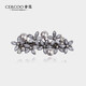 奢蔻（Cercoo）發(fā)夾 水鉆珍珠夾子頭飾后腦勺媽媽一字夾橫夾彈簧夾