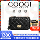 COOGI包包女包輕奢品牌斜挎手提包新款2025七夕情人節(jié)禮物送女友老婆 黑色