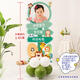 皇莉詩(shī)百日宴布置寶寶周歲百天生日海報裝飾人形立牌kt板滿(mǎn)月迎賓牌定制 迎賓牌套裝歡樂(lè )動(dòng)物園