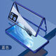 勤遠 iQOO Neo9/9pro手機殼vivo愛(ài)酷保護套防摔全包雙面玻璃磁吸金屬邊框鋁合金女男卡扣 【藍色】全包雙面玻璃*免貼膜 iQOO Neo9