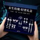 曼禾（MANHE）S925銀一周耳釘女士星期禮盒耳環(huán)耳飾生日禮物實(shí)用走心送女生朋友