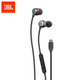 JBLTUNE310C有線耳機(jī)Type-C接口入耳式耳機(jī) 電腦耳機(jī) 適用于USB-c設(shè)備黑色