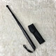 奴風(fēng) 甩錕甩棍車(chē)載防身武器合法自衛用品伸縮棍子防身四節摔棍甩鞭迷 【黑色平尾款】迷你4節+套