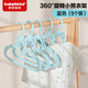世紀寶貝（babyhood）兒童衣架新生兒小衣架毛巾尿布衣服撐子兒童褲架夾多功能嬰兒用品 兒童衣架（5支）藍色