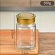琉陽(yáng) 大小八角蜂蜜瓶玻璃瓶 醬菜果醬瓶 密封罐 蜂蜜瓶 1斤裝古銅蓋5個(gè)360ml