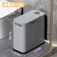 慕質(zhì)窄型夾縫垃圾桶家用按壓開(kāi)蓋式衛生桶廁所紙簍衛生間專(zhuān)用桶大容量 高雅灰-16L【按壓開(kāi)蓋/內外桶】