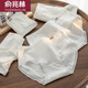 俞兆林 5條裝白色內褲女純棉襠可愛(ài)少女初中生學(xué)生日系中腰蕾絲邊短褲夏 NKA72 純白 5條 XL （105-135斤）