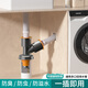 炫敖洗衣機(jī)下水三通二合一專用排水管道地漏接頭分水器防溢水防臭神器 槍灰款【斜三通】地漏/管道通用 地漏/40/50/75管通用丨防重防臭