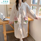 草景家法蘭絨月子裙秋冬珊瑚絨孕婦睡衣加絨保暖月子服冬天產(chǎn)檢待產(chǎn)裙 QMY7705#杏色 XL碼 (適合120-140斤左右)