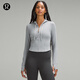 lululemon丨Waist-Seamed Nulu? 女士腰部縫線拉鏈連帽衫 LW3HOPS 犀?；?XS /4