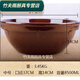 百春寶和面盆陶瓷家用大號發(fā)面盆揉面盆曬醬盆花盆瓷盆廚房老式活面盆 中號口徑37高14里米