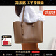 簡米格輕奢包包女包時尚新款女士單肩包元旦除夕包禮物送老婆女友驚喜 大象灰 女神系列  禮盒裝 大包