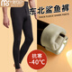 莫代爾東北男士鯊魚(yú)褲加絨加厚零下40度防寒打底保暖巴比褲可外穿皮褲冬 輕薄保暖-350克黑色 2XL 【145-165斤】