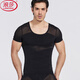 浪莎塑身衣男短袖收腹收啤酒肚薄款透氣男士緊身塑形衣高彈束胸擴肩