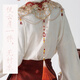 羅袖動(dòng)香【一堂締約】 重工馬面裙云肩漢服女敬酒訂婚服新中式 云肩（均碼不可水洗不含襯衣） M