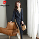皮爾卡丹（pierre cardin）減齡衛衣運動(dòng)套裝女士運動(dòng)服時(shí)尚毛衣兩件套休閑春秋寬松顯瘦開(kāi)衫 灰藍色 XL【建議115-125斤】