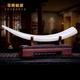 菲斯鉑亞天然玉石象牙擺件 客廳玄關(guān)辦公室裝飾品 創(chuàng  )意家居喬遷禮品工藝品 玉石象牙約40cm 配實(shí)木底座
