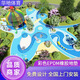 戶(hù)外幼兒園epdm彩色橡膠塑膠顆粒地面兒童樂(lè )園地膠地墊材料施工 13mm EPDM