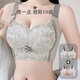 娜彤蜜薄款調整型內衣女大胸顯小收副乳塑形聚攏防下垂全罩杯大碼文胸罩 雁灰色+玫瑰粉【2件】 90E