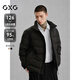 GXG男裝  簡(jiǎn)約設計輕蓬通勤羽絨服男24冬新品G24XY2403 黑色 L