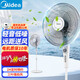 美的電風(fēng)扇家用大風(fēng)量機械式輕音落地扇轉(zhuǎn)頁扇臺立兩用可調(diào)大角度左右送風(fēng)搖頭電扇 FSA40YE  400mm強風(fēng)輕音風(fēng)扇
