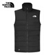 北面（The North Face）羽絨馬甲男戶(hù)外立領(lǐng)休閑保暖背心鵝絨24秋季新款|88R6 4H0/宇宙黑 2XL